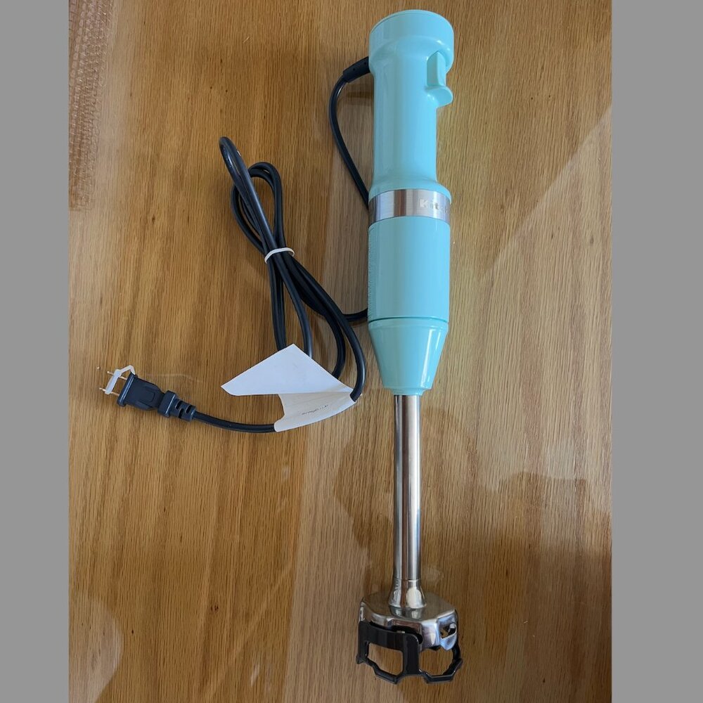 Variable Speed Corded Hand Blender - Aqua Sky
